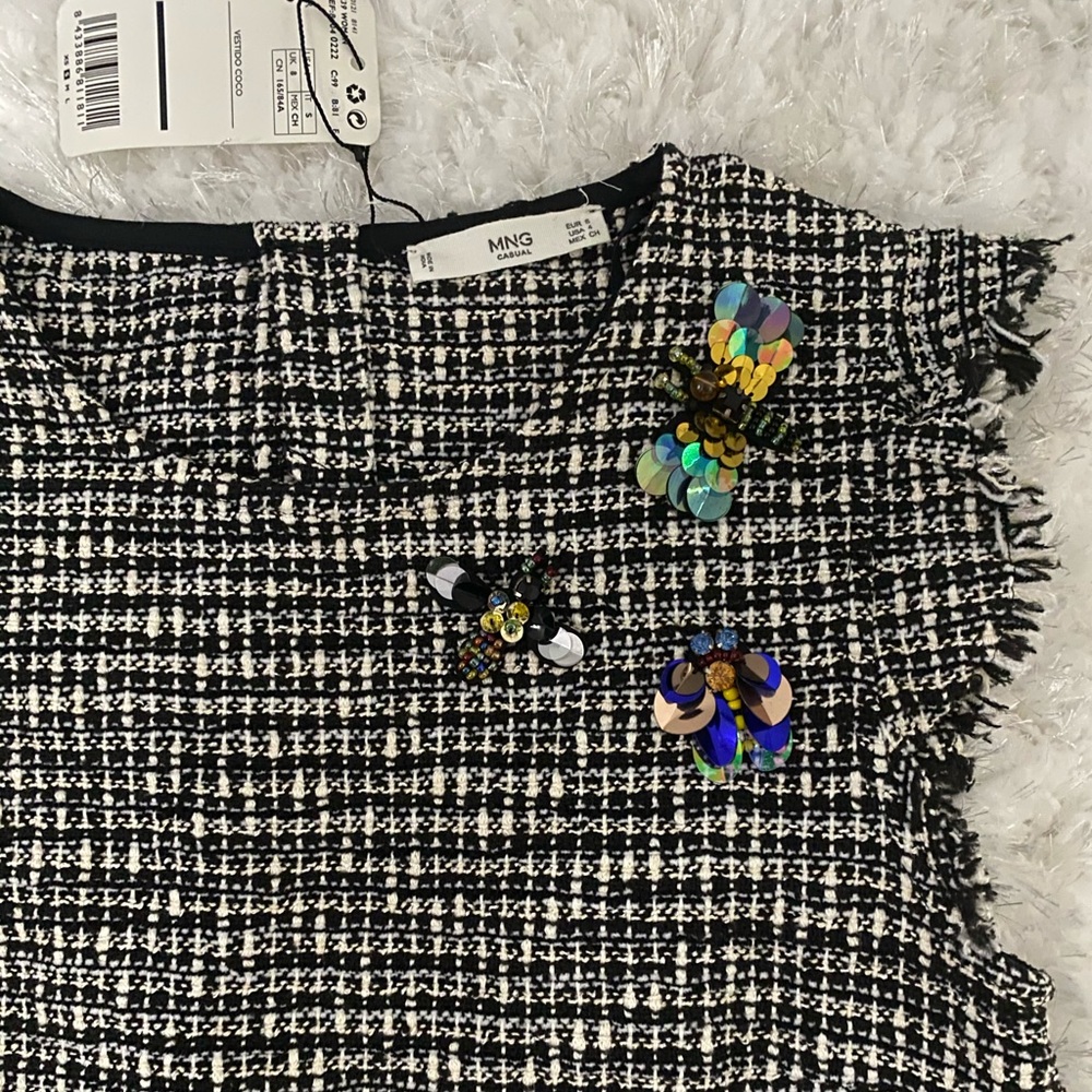 Mango Dress with appliqué